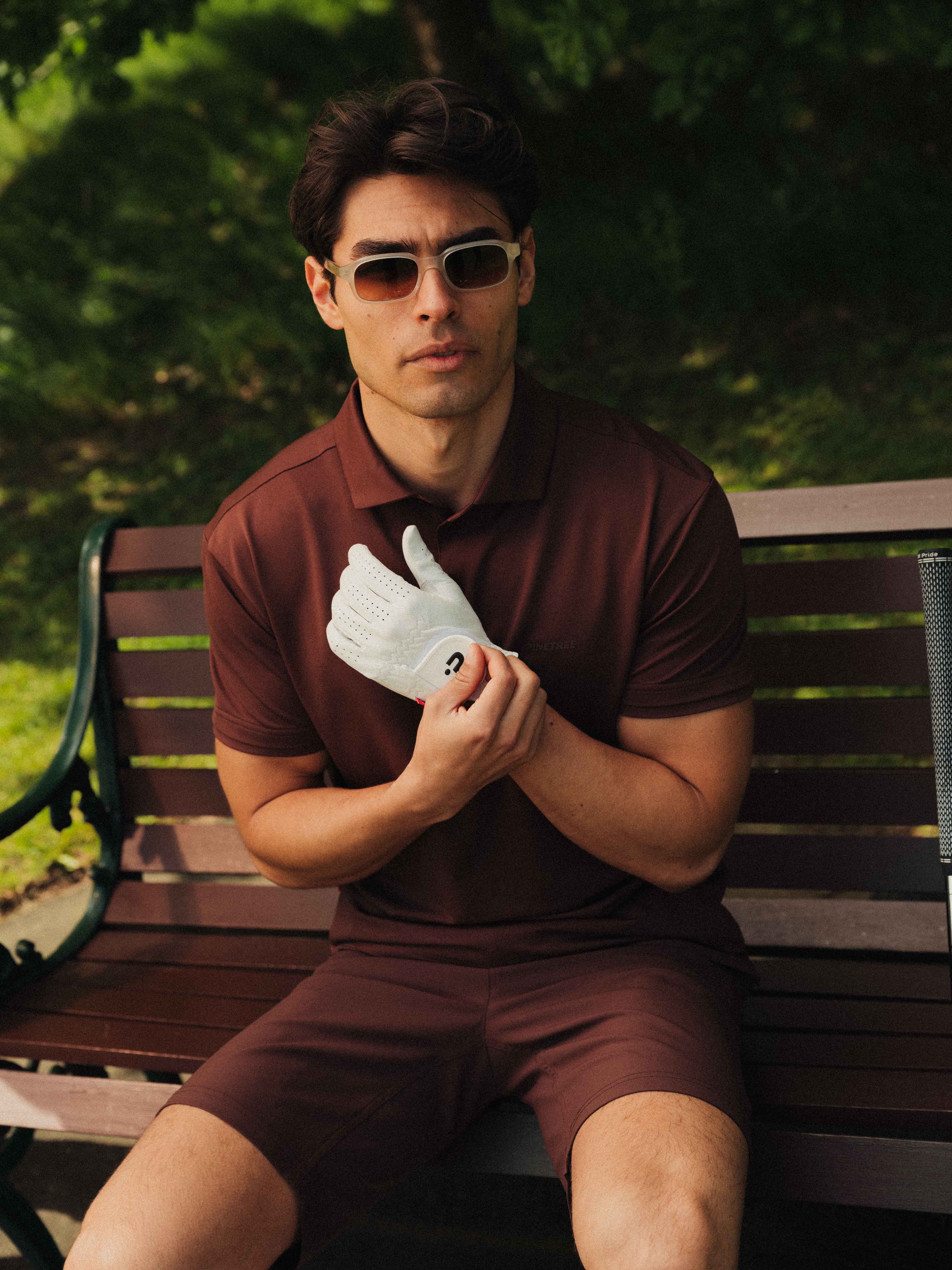 Tour Tech Polo - Mahogany