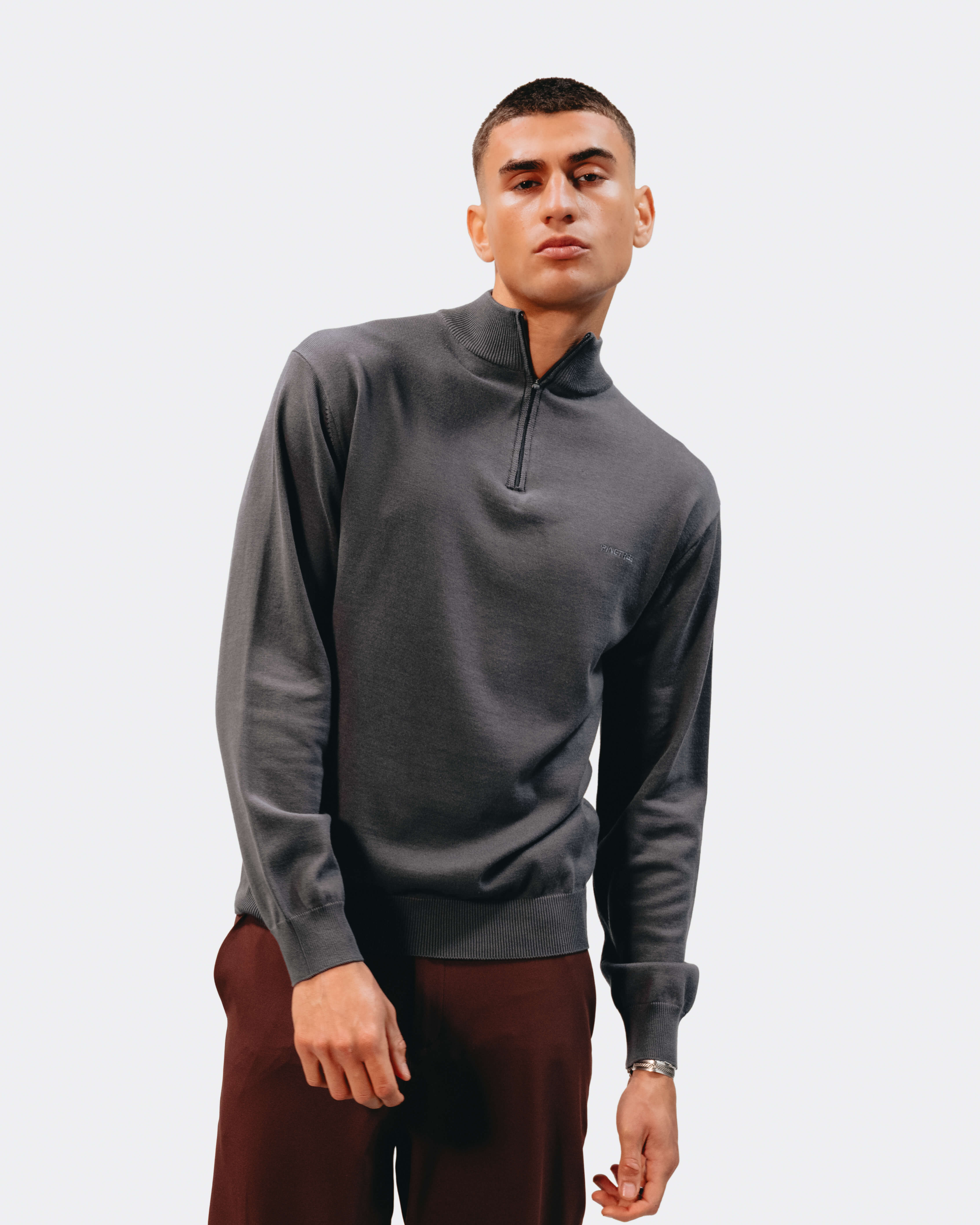 Echo Q-Zip Knit - Asphalt
