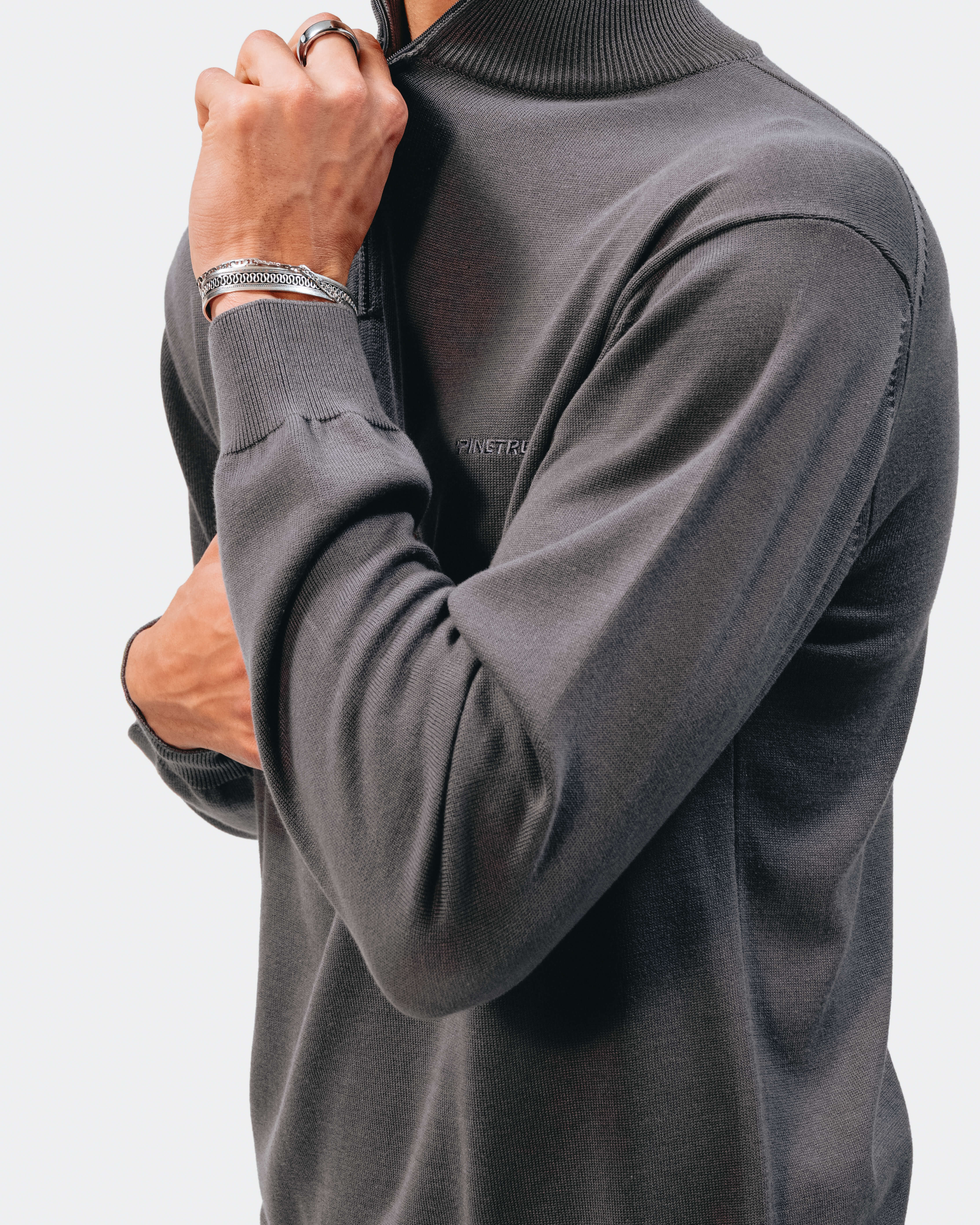 Echo Q-Zip Knit - Asphalt