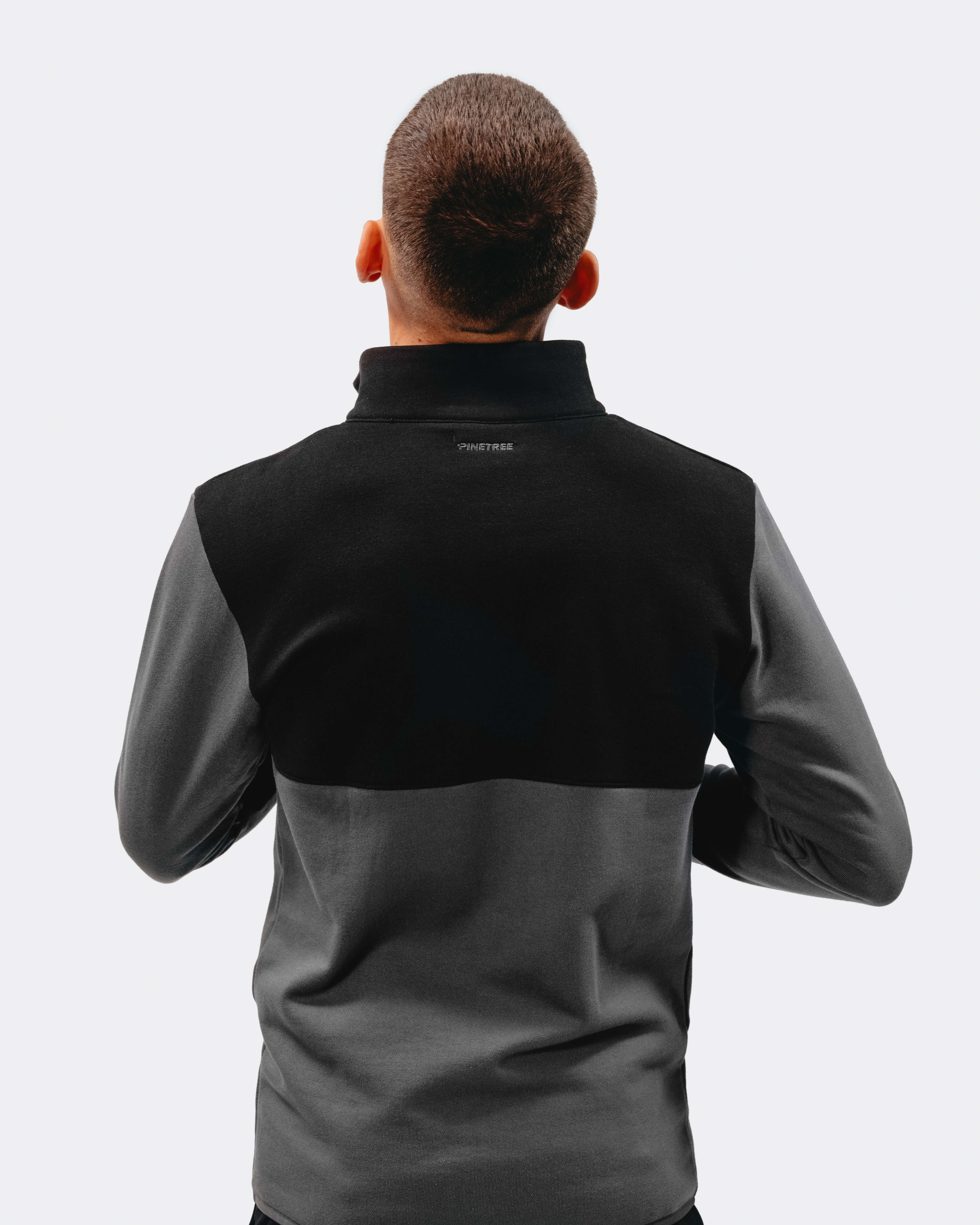 Quarter zip long sleeve - Meteorite / Asphalt