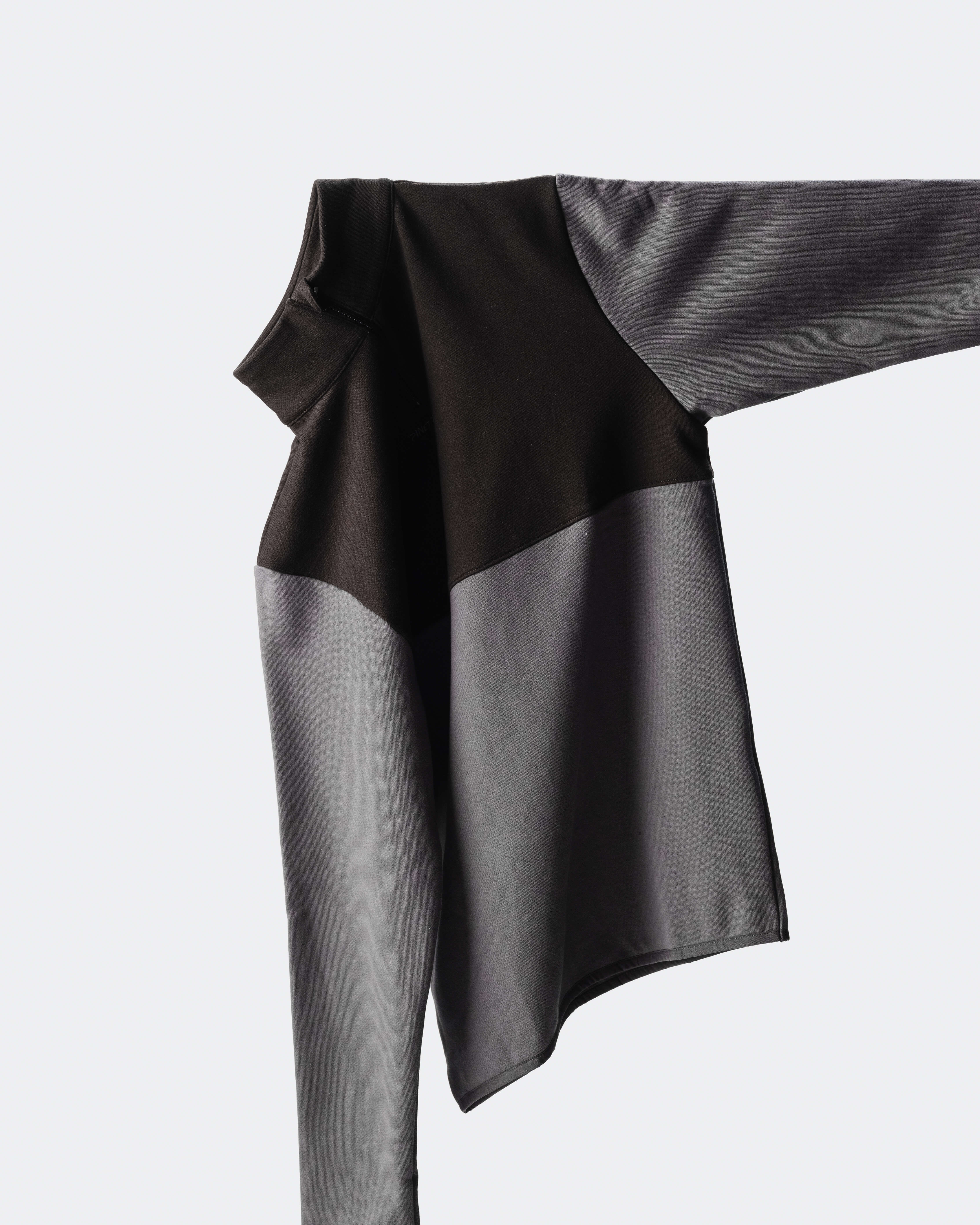 Quarter zip long sleeve - Meteorite / Asphalt