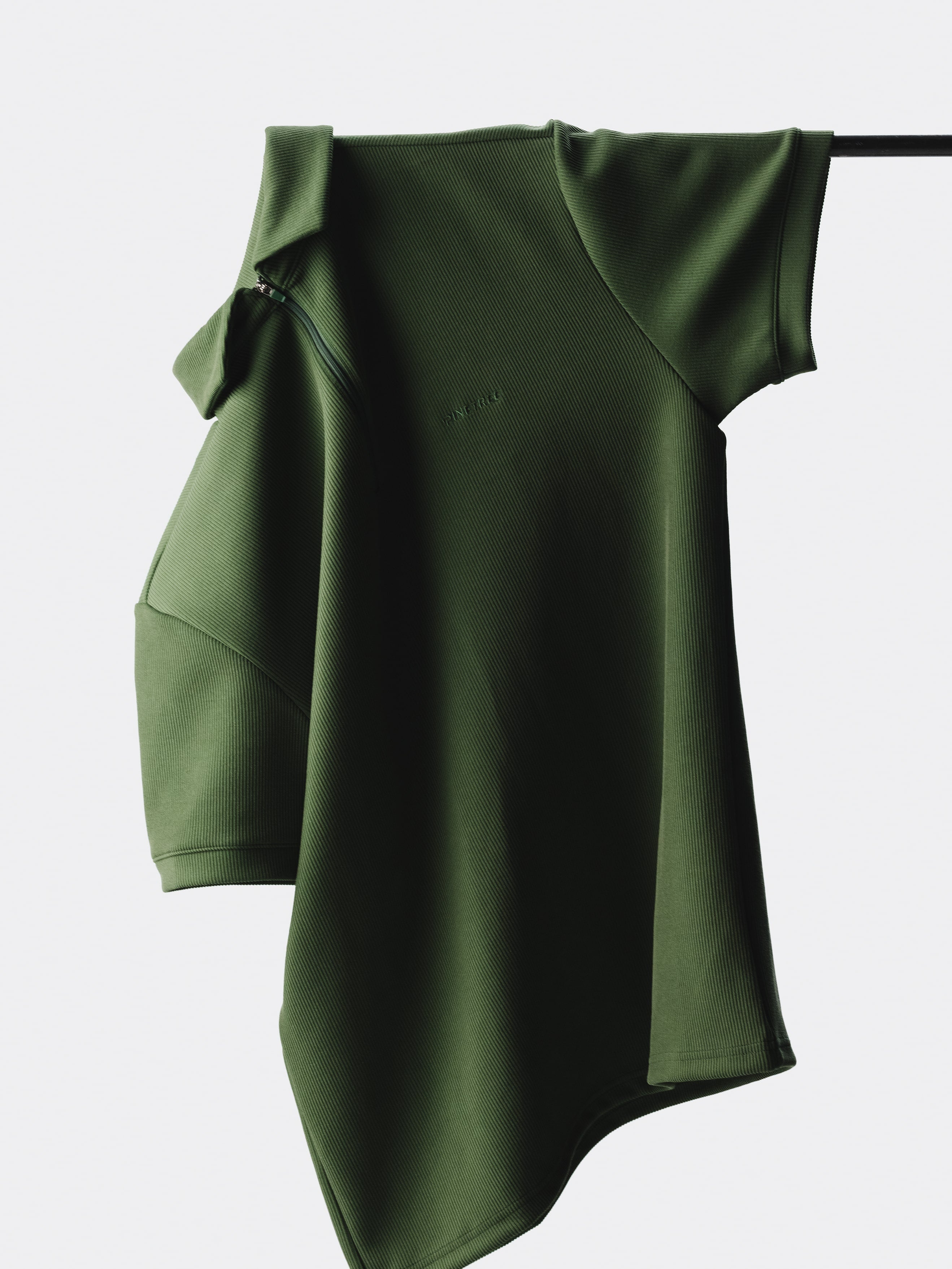 Contour Polo zipper - Douglas Fir