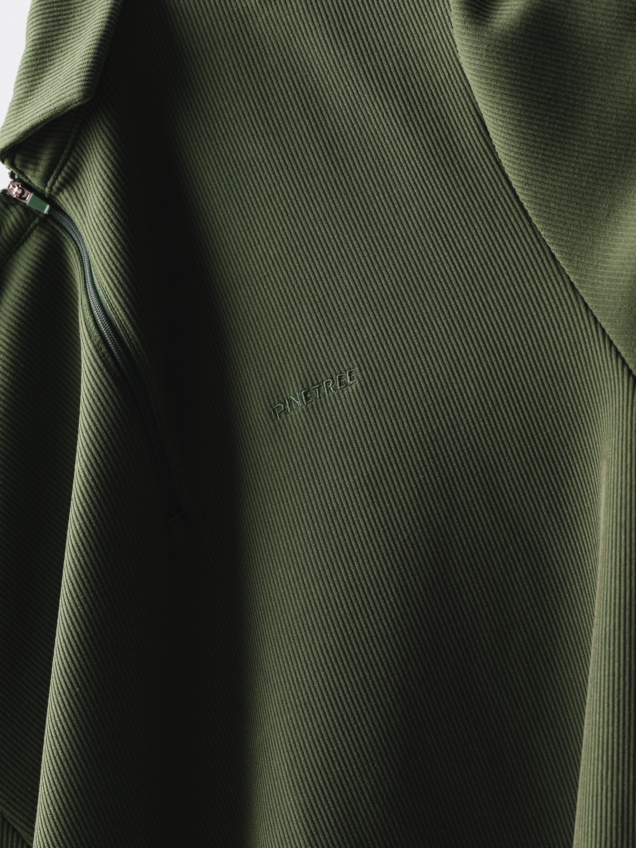 Contour Polo zipper - Douglas Fir