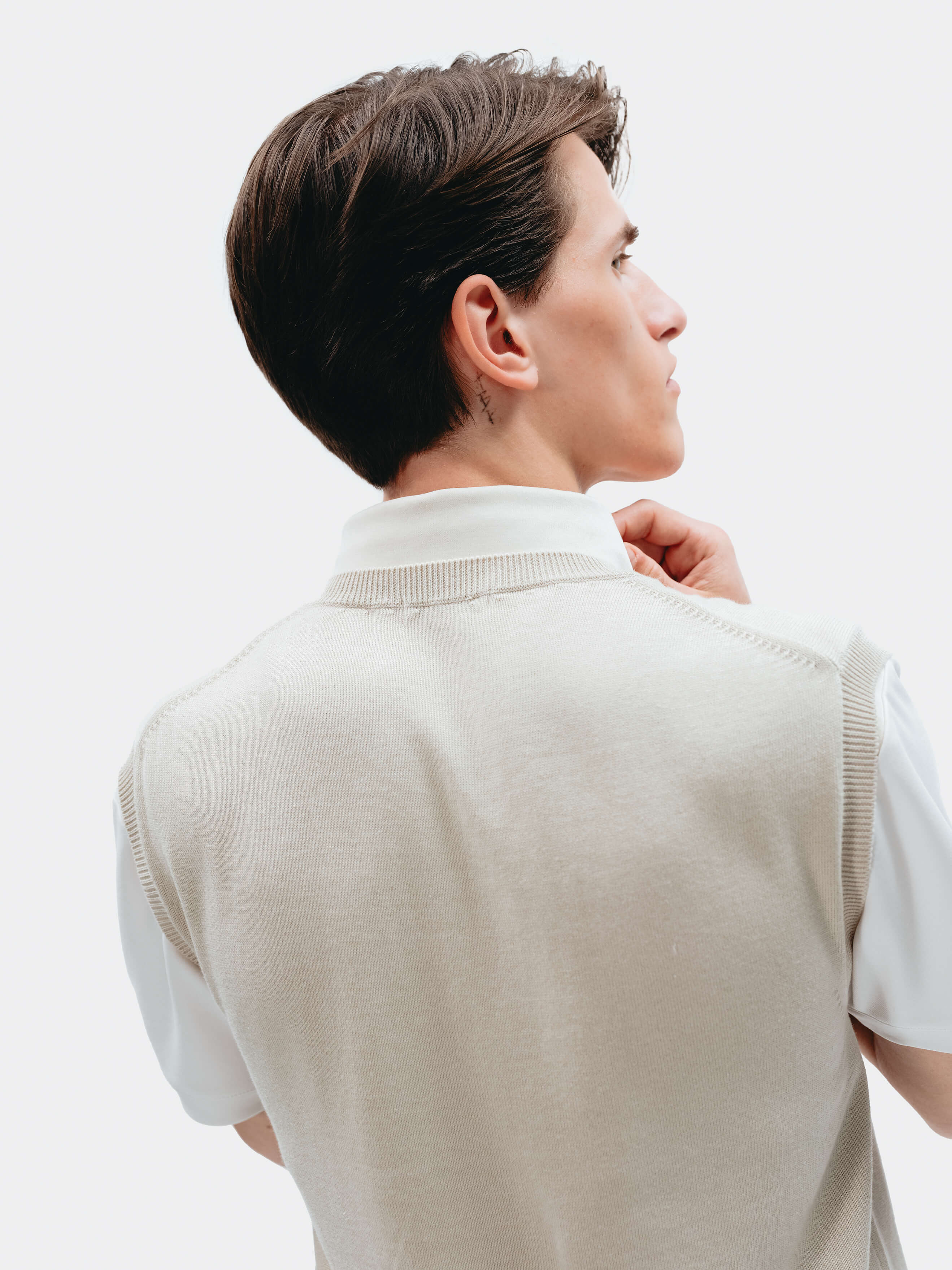 Ellwood Vest Knit - French Oak