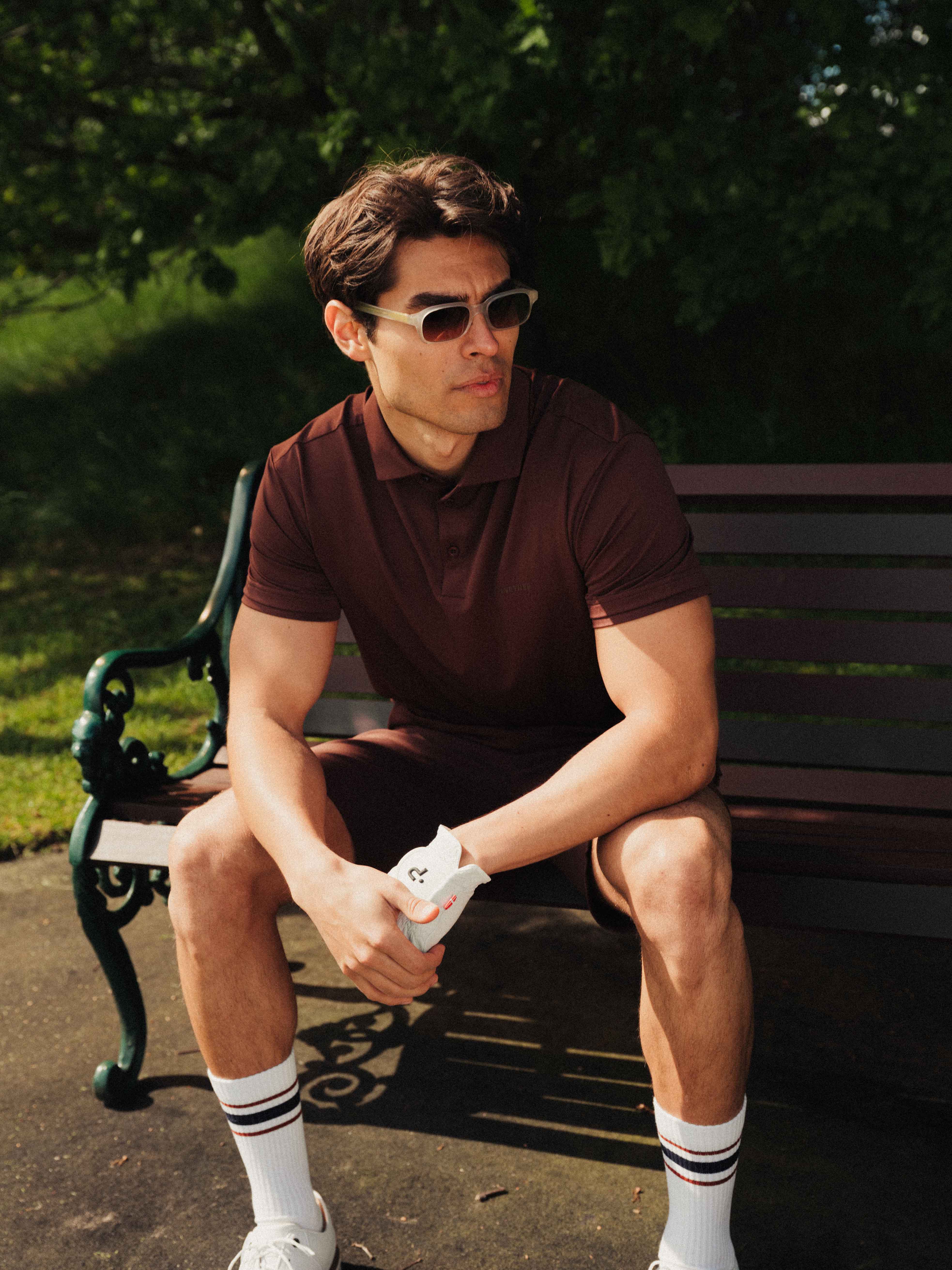 Tour Tech Polo - Mahogany