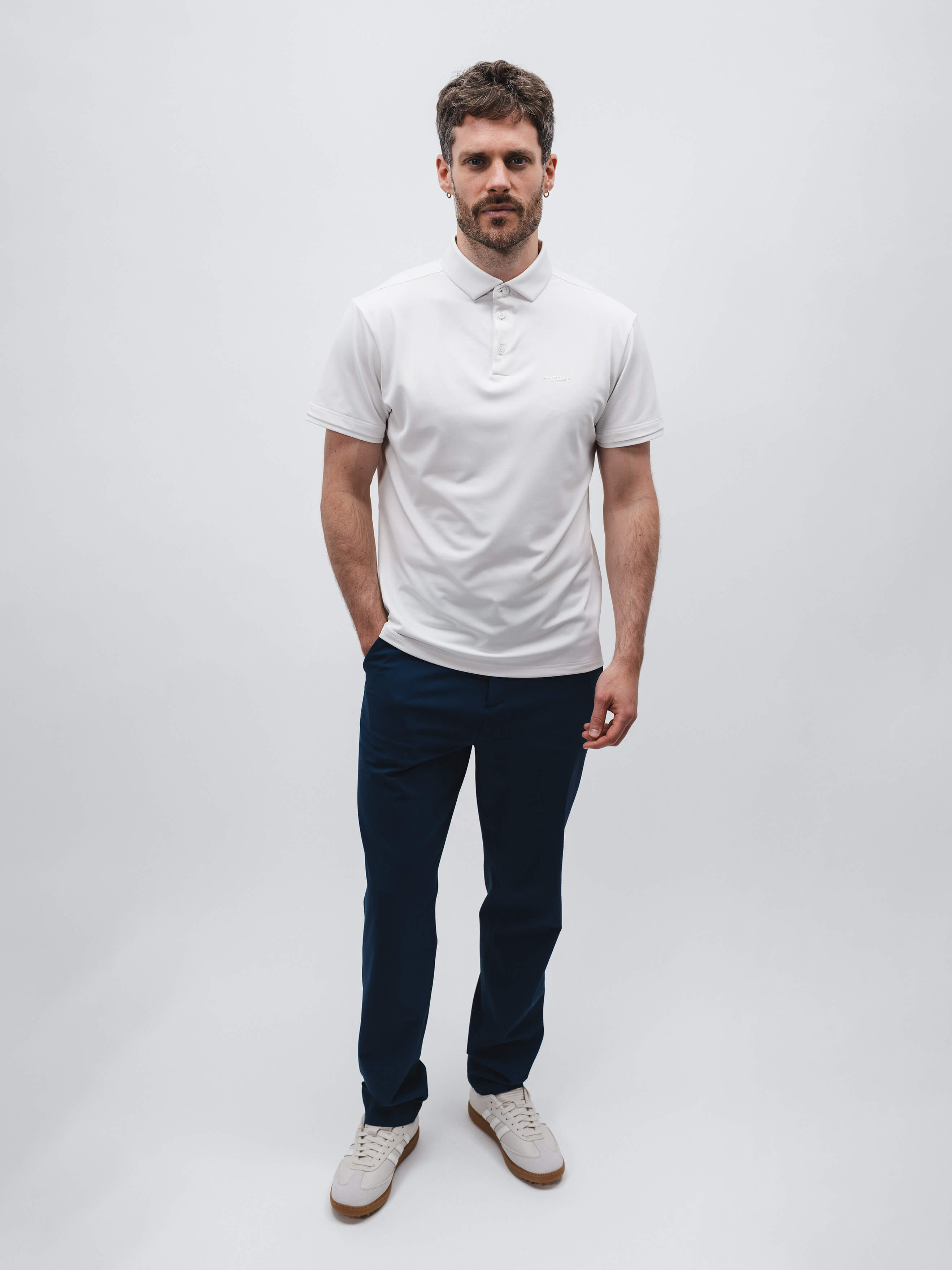 Tour Tech Polo - Cloud Dancer
