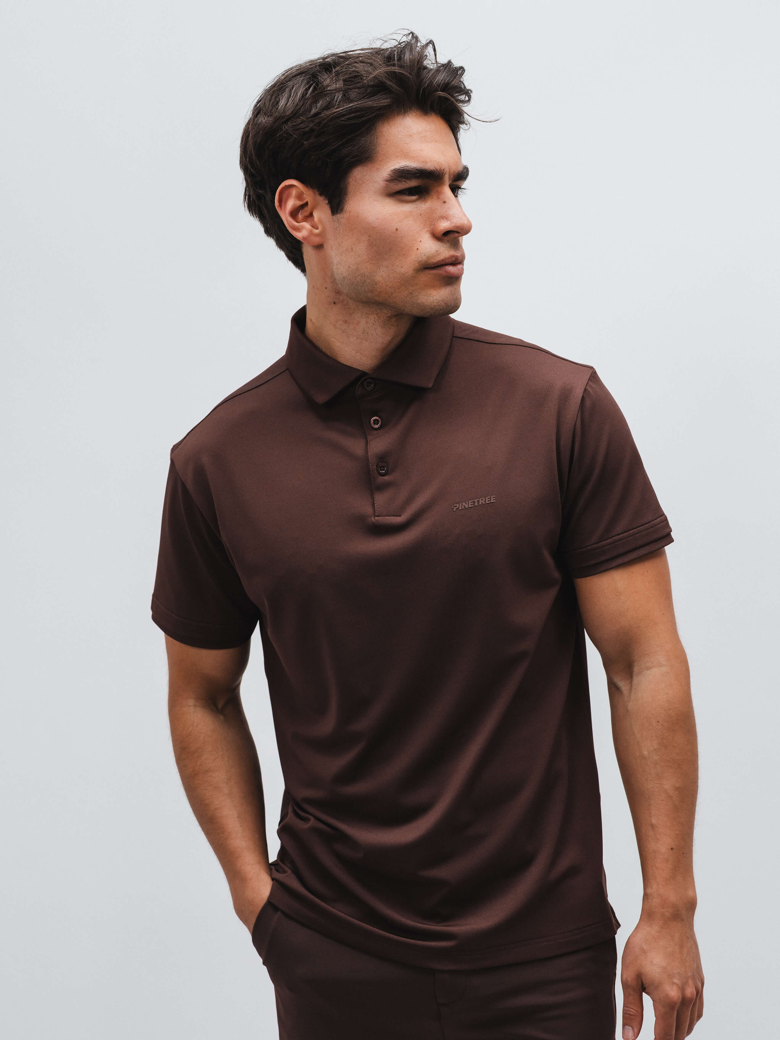 Tour Tech Polo - Mahogany