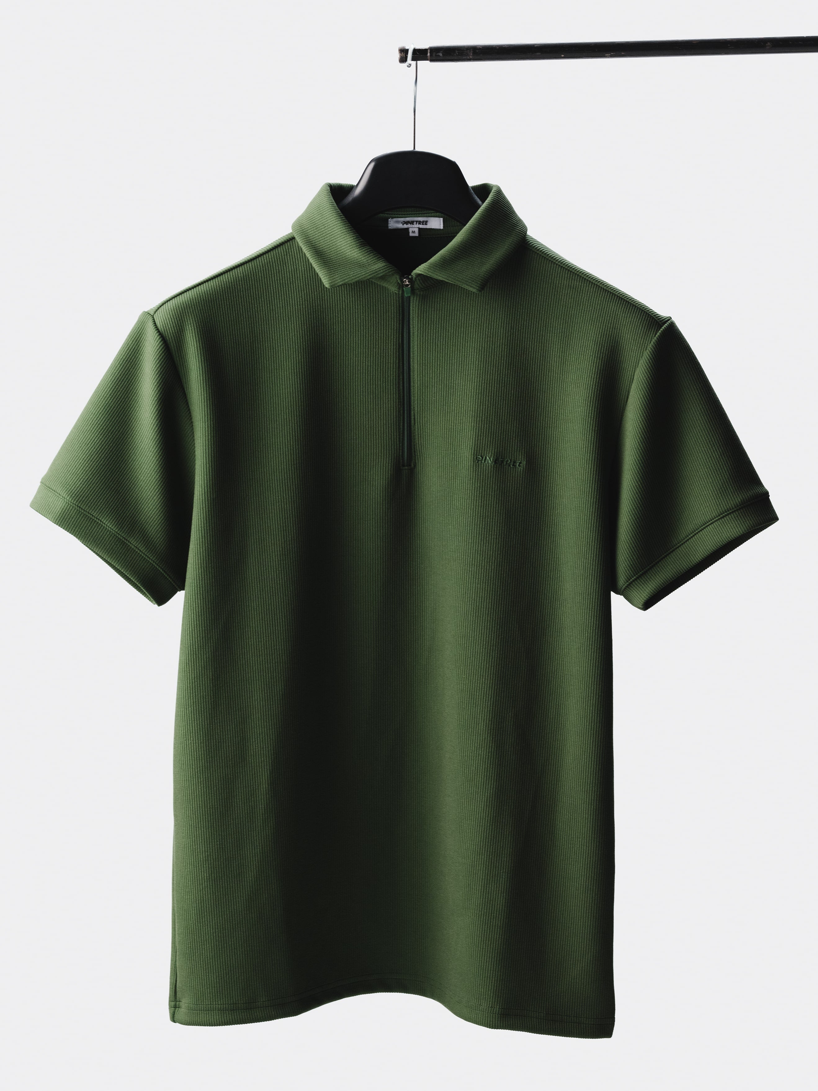 Contour Polo zipper - Douglas Fir