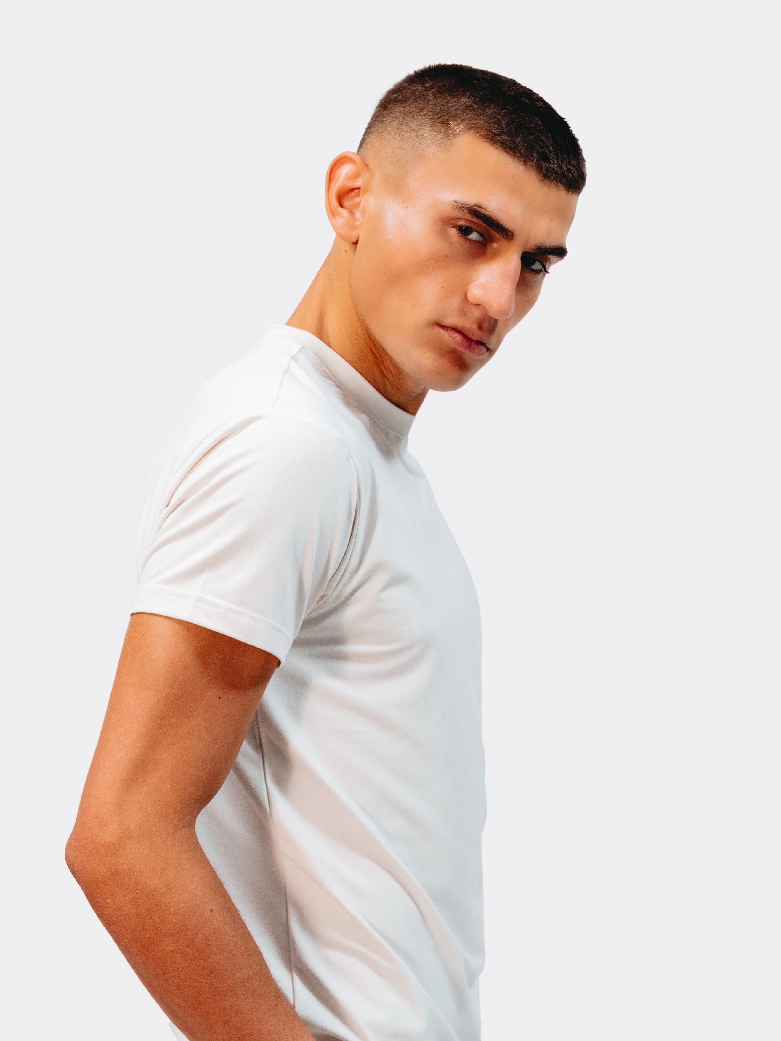 Base Tech Tee - Cloud Dancer